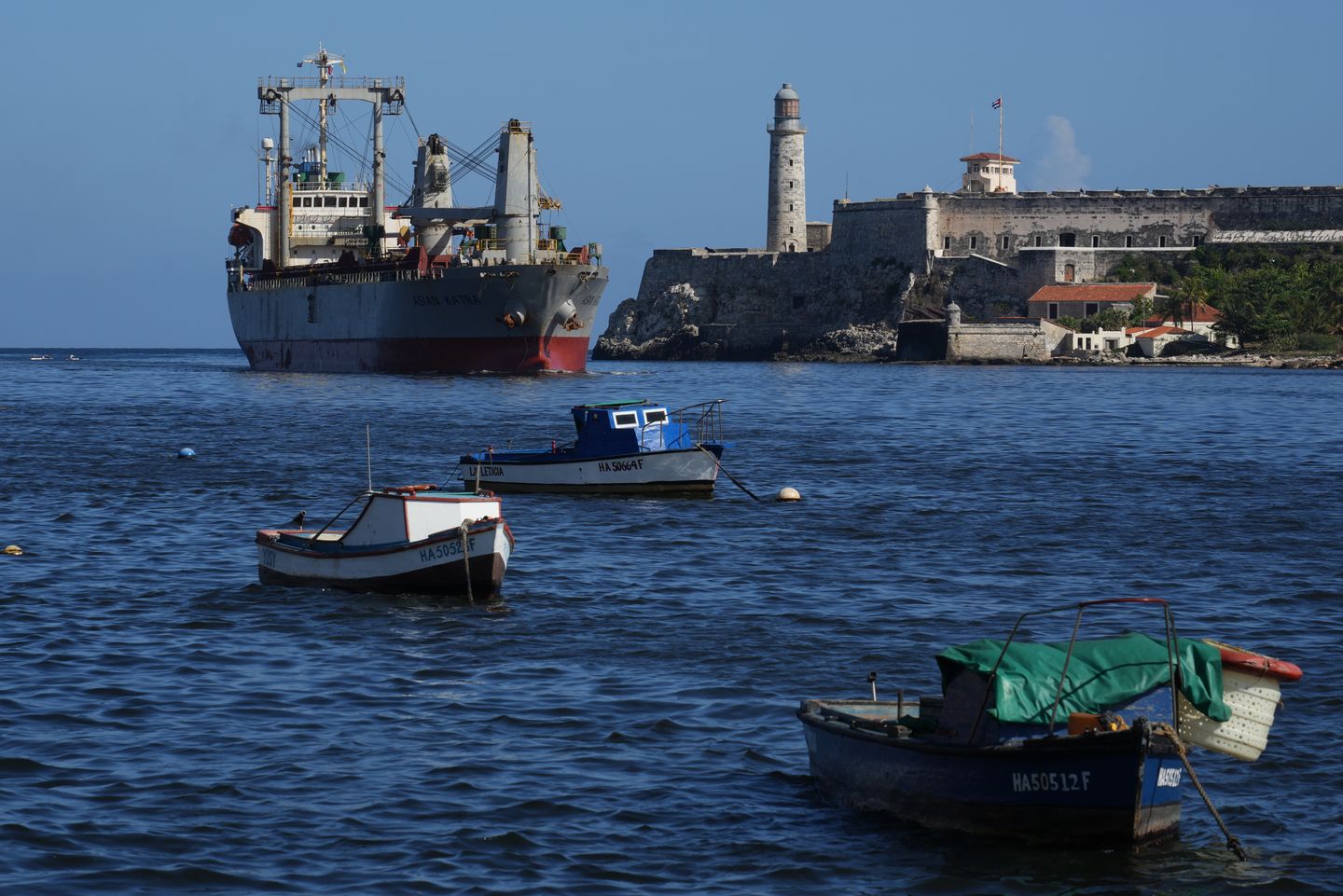 Humanitarian aid ship from Mexico docks in Havana as U.S.-Cuba tensions escalate